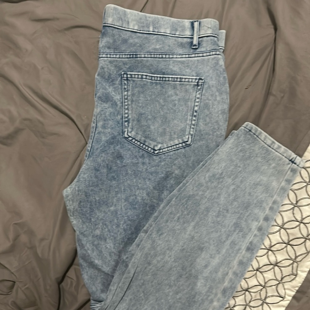 Bleachwashed jeggings